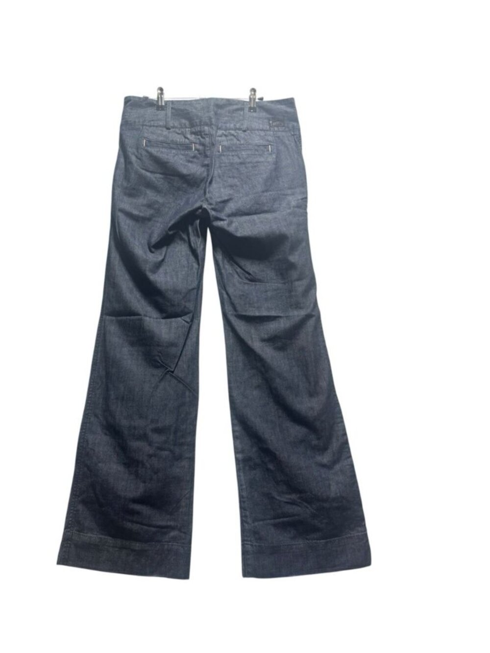 Lucky Brand Dungarees Womens 8/29 Wide Leg Trouser Jeans Dark Wash Made USA - Picture 3 of 12